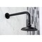 Kingston Brass K135A0CK 5-1/4-Inch Shower Head with Shower Arm, Matte Black K135A0CK - alternate 5